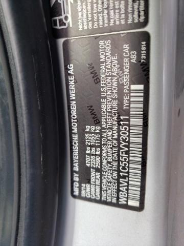 2015 BMW X1 XDRIVE2 - WBAVL1C55FVY30511