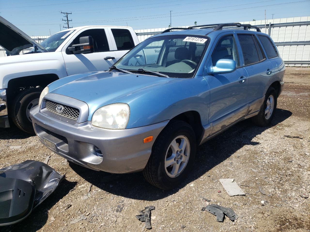 KM8SB12B44U633859 2004 Hyundai Santa Fe Gl