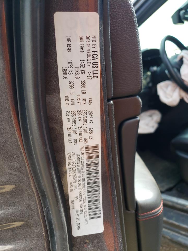 1C4RJFLG8HC875210 2017 Jeep Grand Cherokee Trailhawk