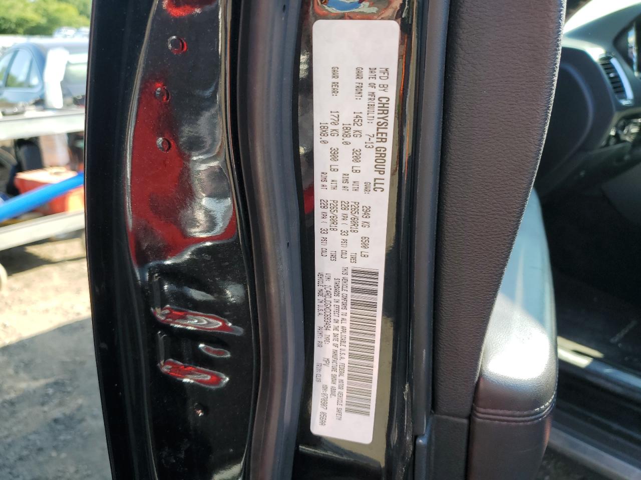 1C4RDJDGXDC693494 2013 Dodge Durango Crew