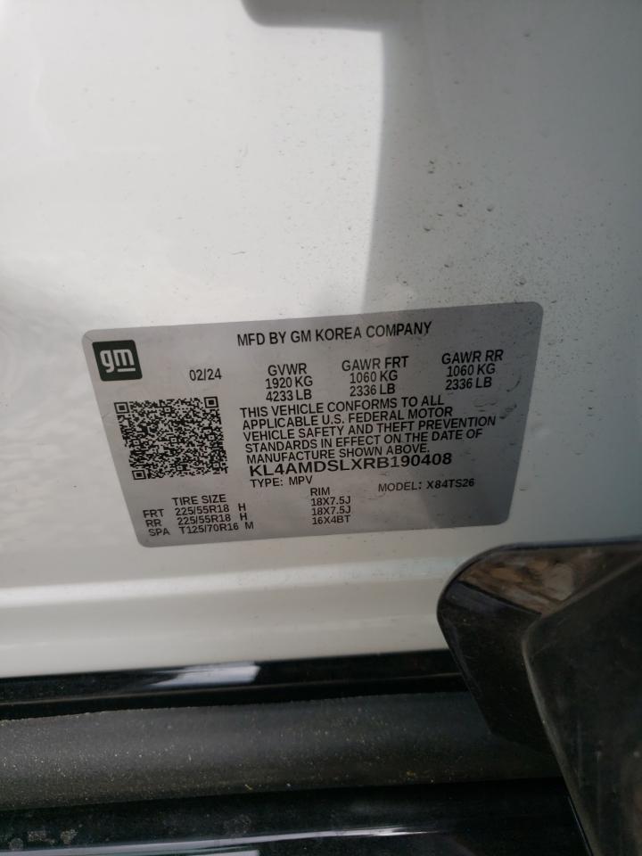 KL4AMDSLXRB190408 2024 Buick Encore Gx Sport Touring