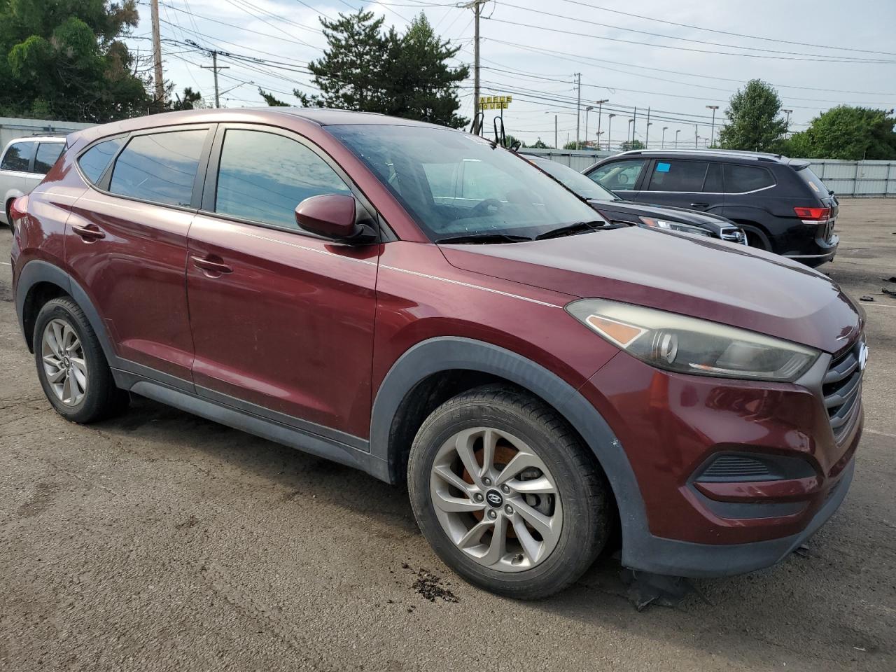 2016 Hyundai Tucson Se vin: KM8J23A47GU024005