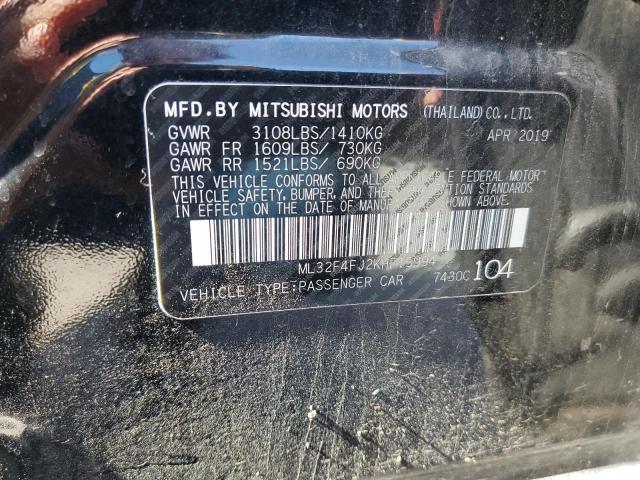 2019 Mitsubishi Mirage G4 Se VIN: ML32F4FJ2KHF15994 Lot: 58479804