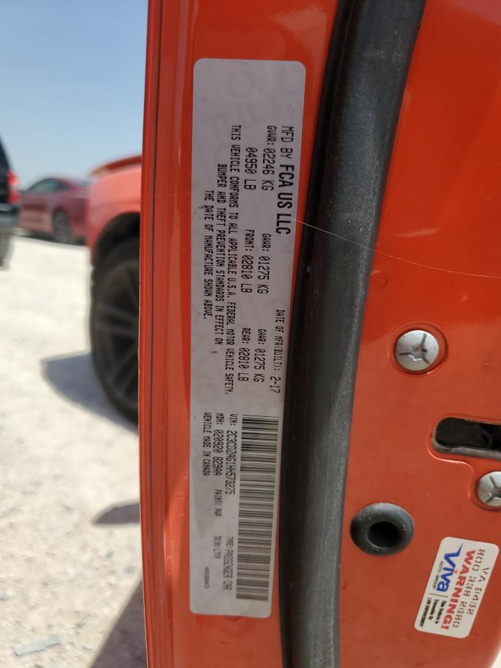 2C3CDZAG1HH573275 2017 Dodge Challenger Sxt