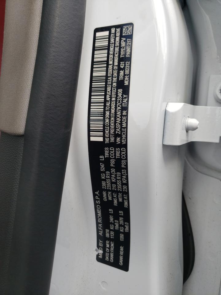 ZASPAKAN7K7C33408 2019 Alfa Romeo Stelvio