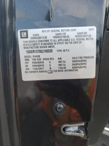 2008 GMC Acadia Sle VIN: 1GKER13788J166500 Lot: 59029044