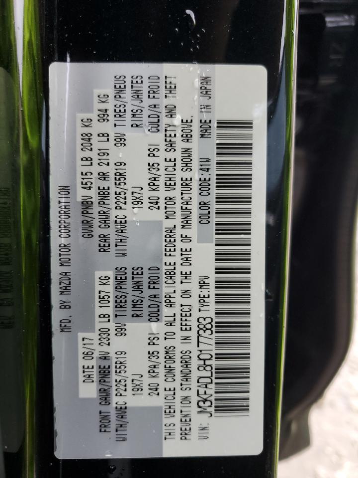 JM3KFADL8H0177383 2017 Mazda Cx-5 Grand Touring