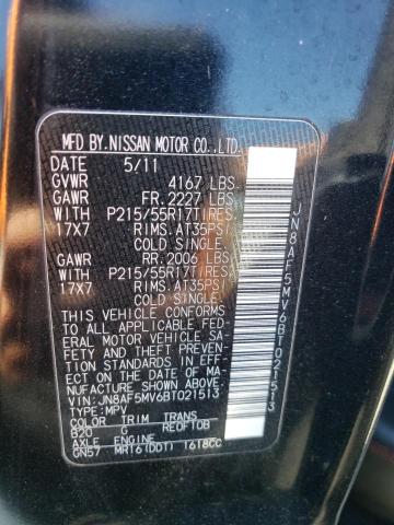 2011 Nissan Juke S VIN: JN8AF5MV6BT021513 Lot: 60339744