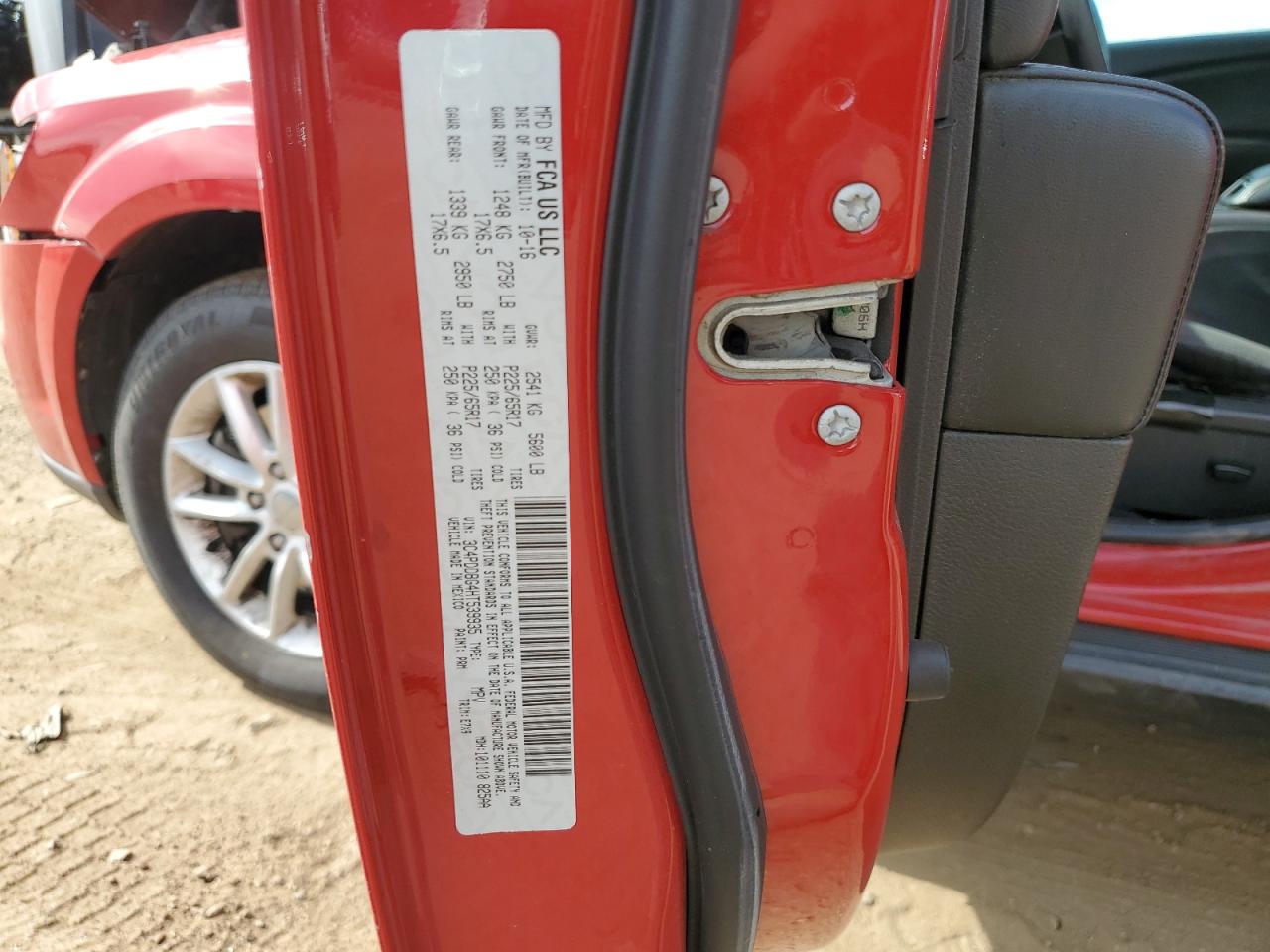 3C4PDDBG4HT539935 2017 Dodge Journey Sxt