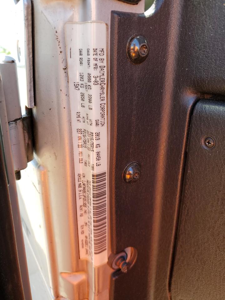 1J4FA49S13P351959 2003 Jeep Wrangler / Tj Sport