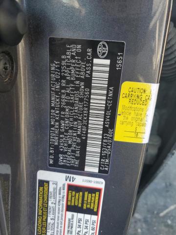 4T4BF3EKXBR177560 2011 Toyota Camry Base