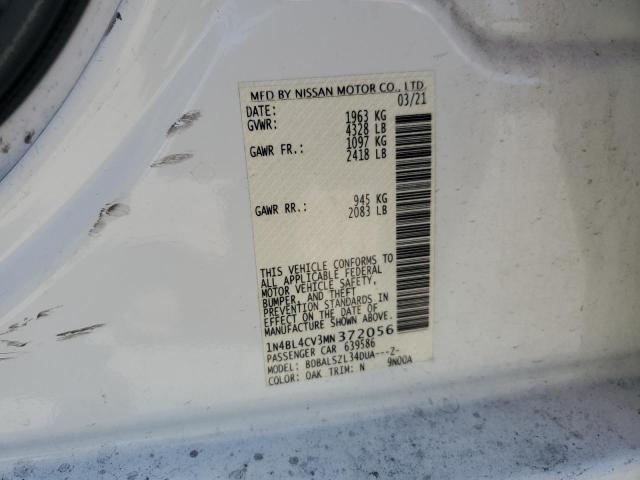 2021 NISSAN ALTIMA SR - 1N4BL4CV3MN372056
