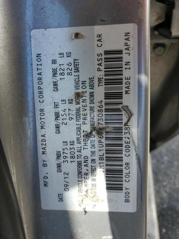 2013 Mazda 3 I VIN: JM1BL1UP6D1730864 Lot: 59254684