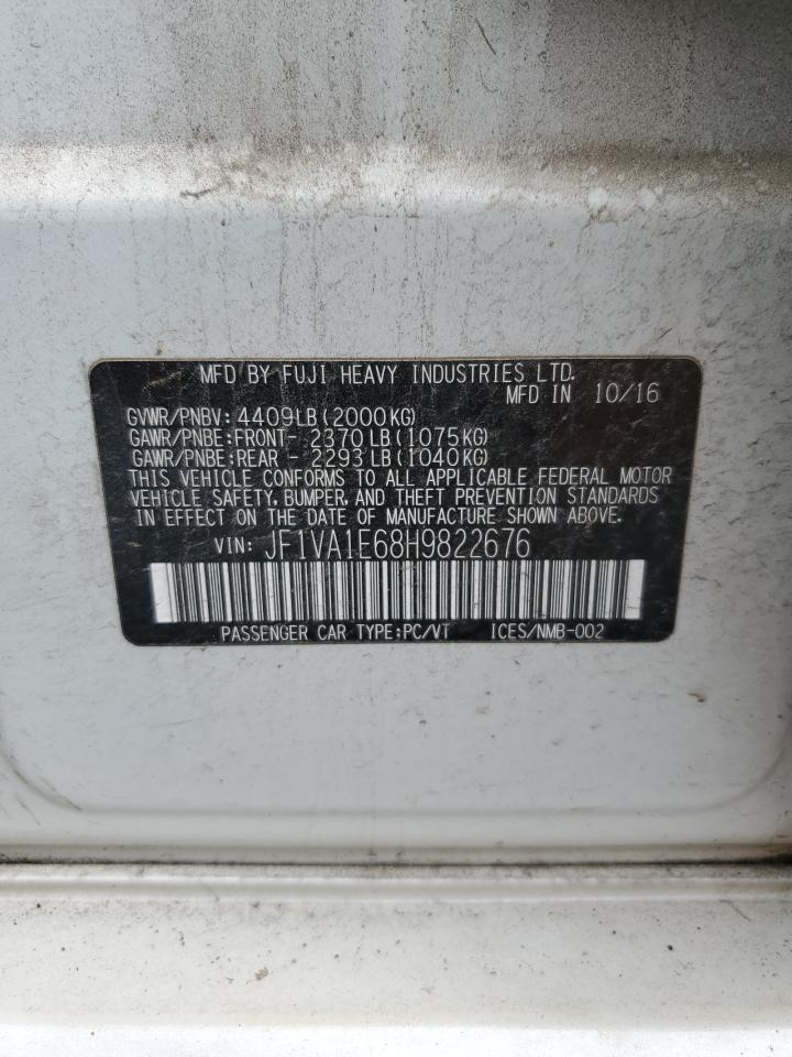 JF1VA1E68H9822676 2017 Subaru Wrx Premium