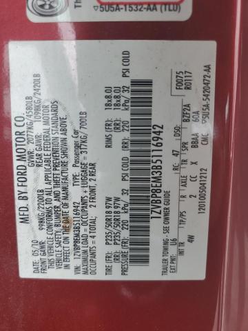 2011 Ford Mustang VIN: 1ZVBP8EM3B5116942 Lot: 59938314