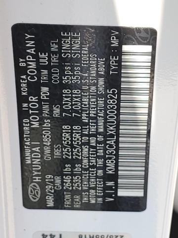 2019 Hyundai Tucson Limited VIN: KM8J3CALXKU003825 Lot: 58710024