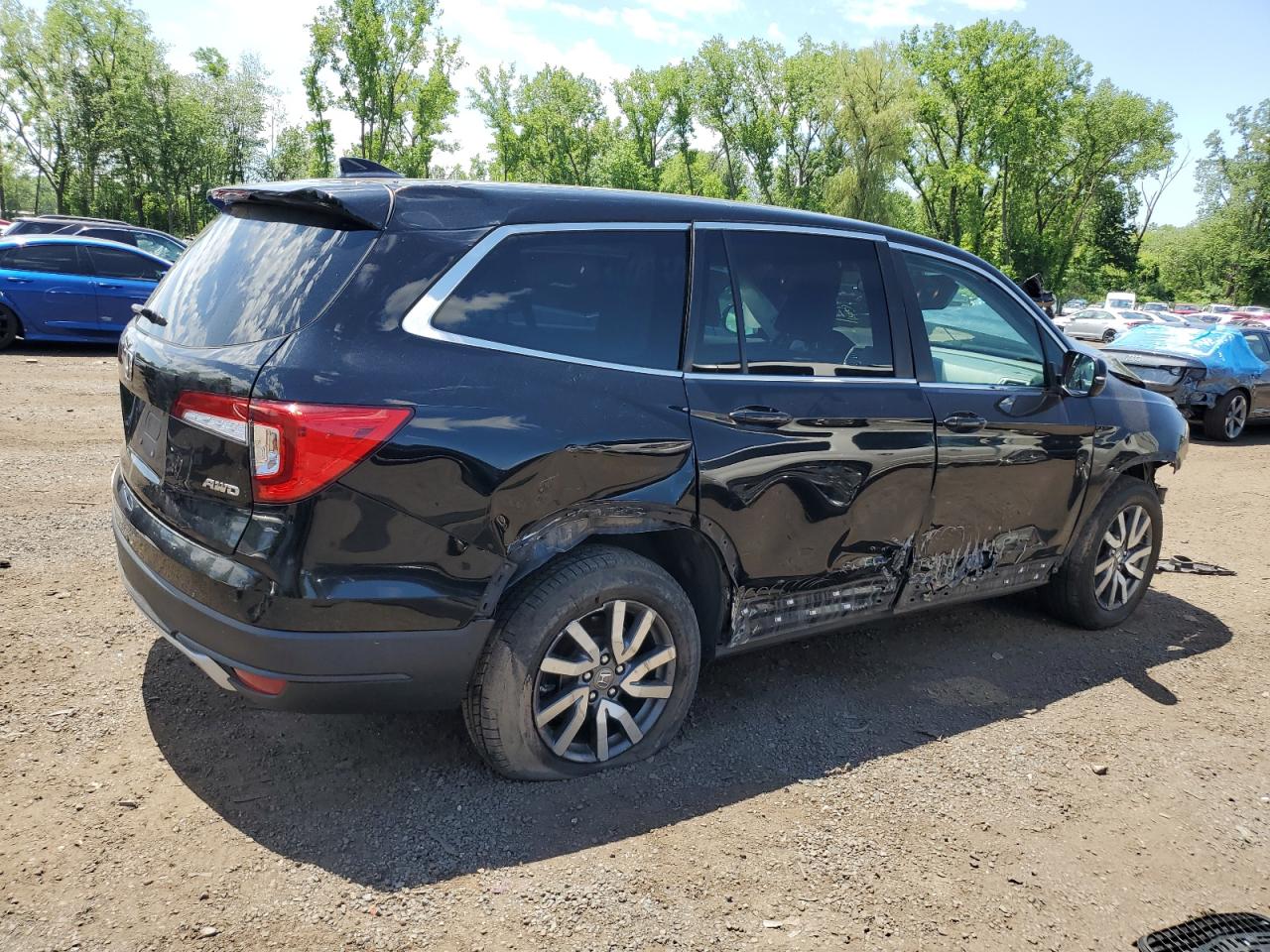 2020 Honda Pilot Ex vin: 5FNYF6H3XLB050817