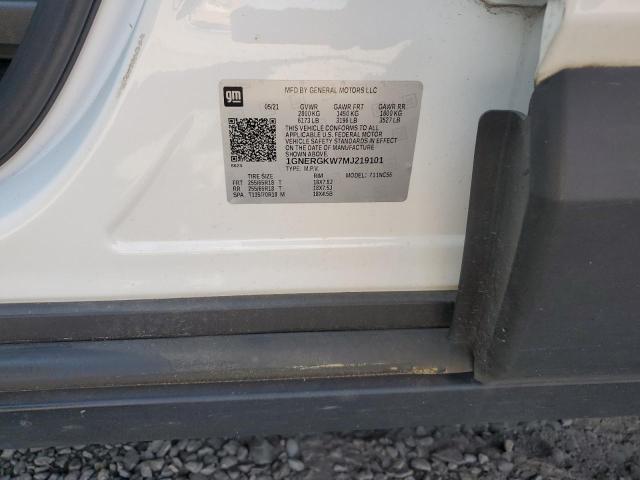 2021 CHEVROLET TRAVERSE L - 1GNERGKW7MJ219101