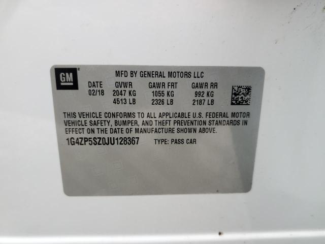 2018 Buick Lacrosse Essence VIN: 1G4ZP5SZ0JU128367 Lot: 59634664