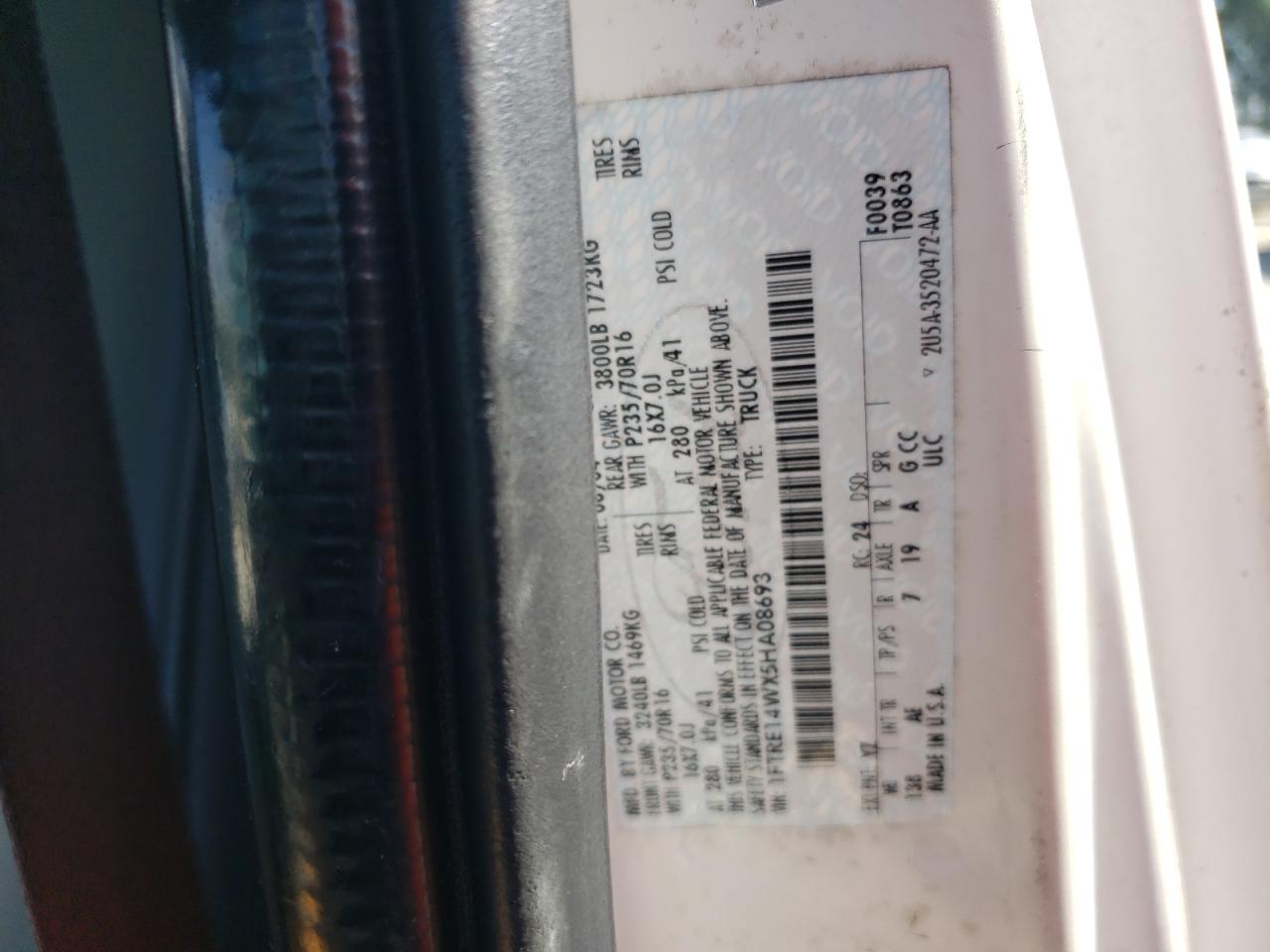 1FTRE14WX5HA08693 2005 Ford Econoline E150 Van