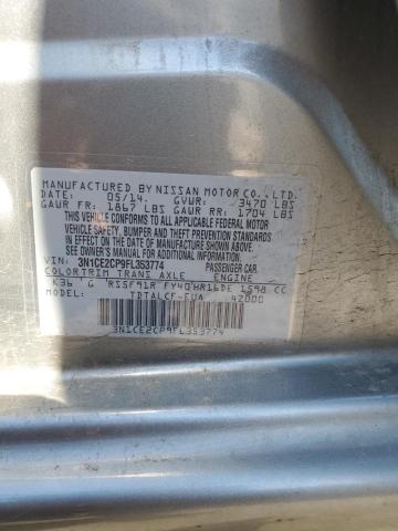 2015 Nissan Versa Note S VIN: 3N1CE2CP9FL353774 Lot: 58664104