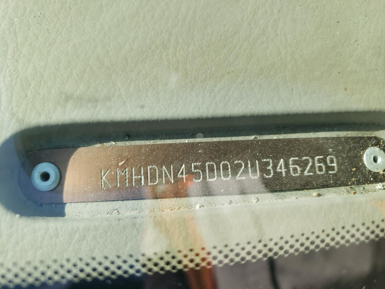 KMHDN45D02U346269 2002 Hyundai Elantra Gls