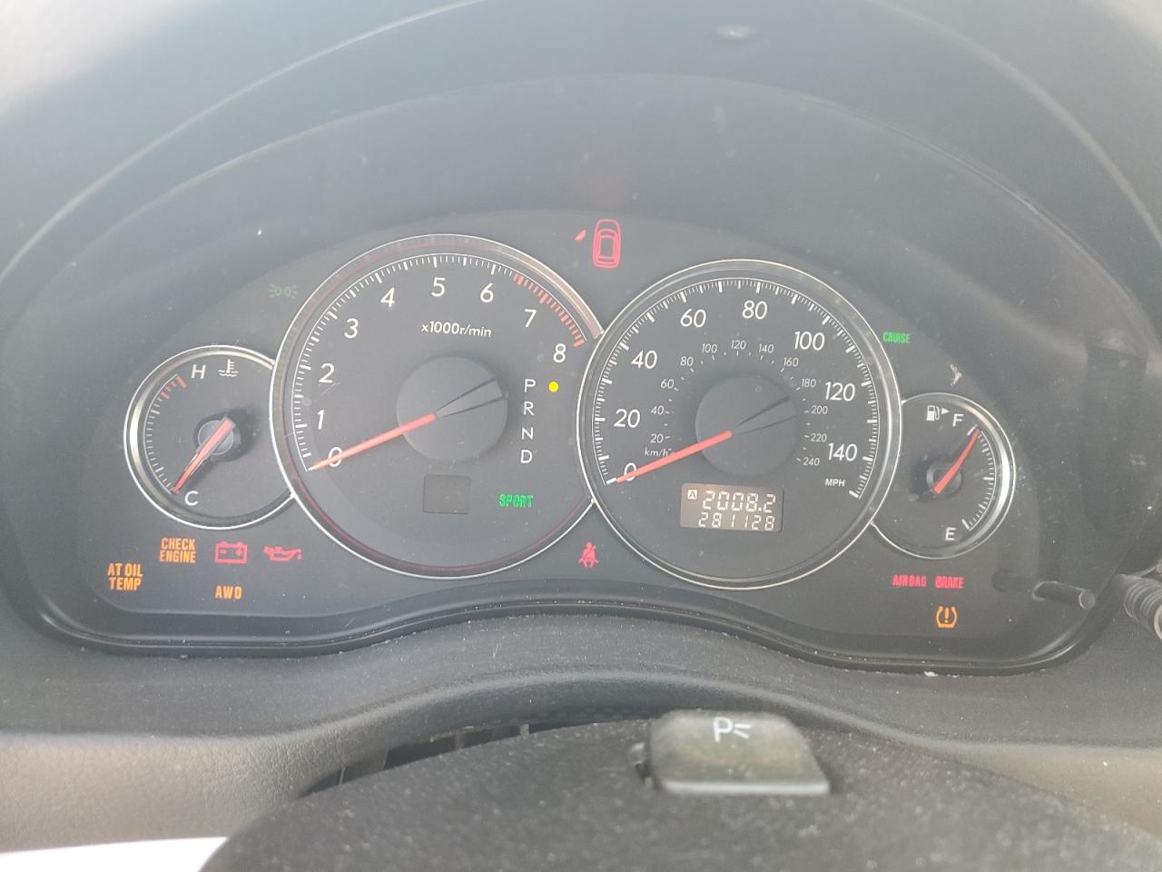 4S3BL616187219980 2008 Subaru Legacy 2.5I