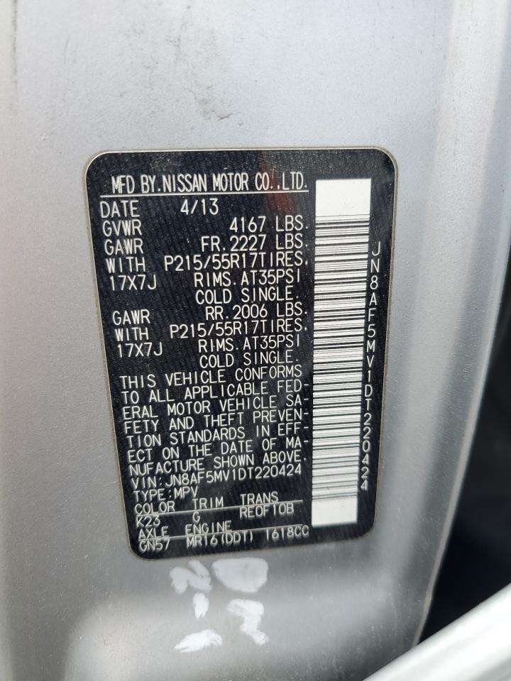 JN8AF5MV1DT220424 2013 Nissan Juke S