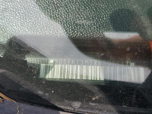 2008 GMC Sierra K1500 VIN: 3GTEK13M58G201548 Lot: 58457484