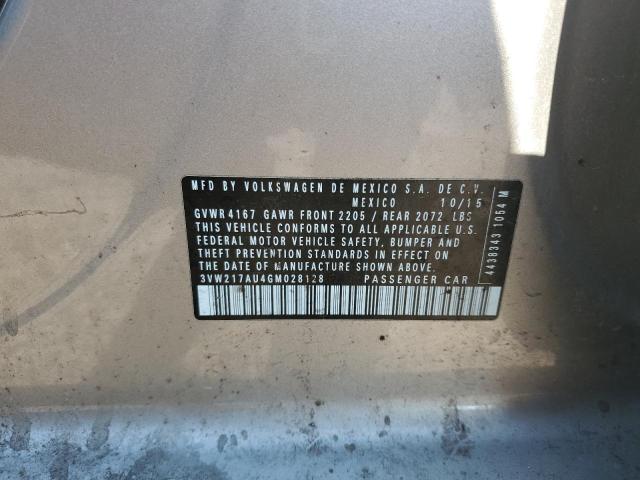 2016 VOLKSWAGEN GOLF S/SE - 3VW217AU4GM028128