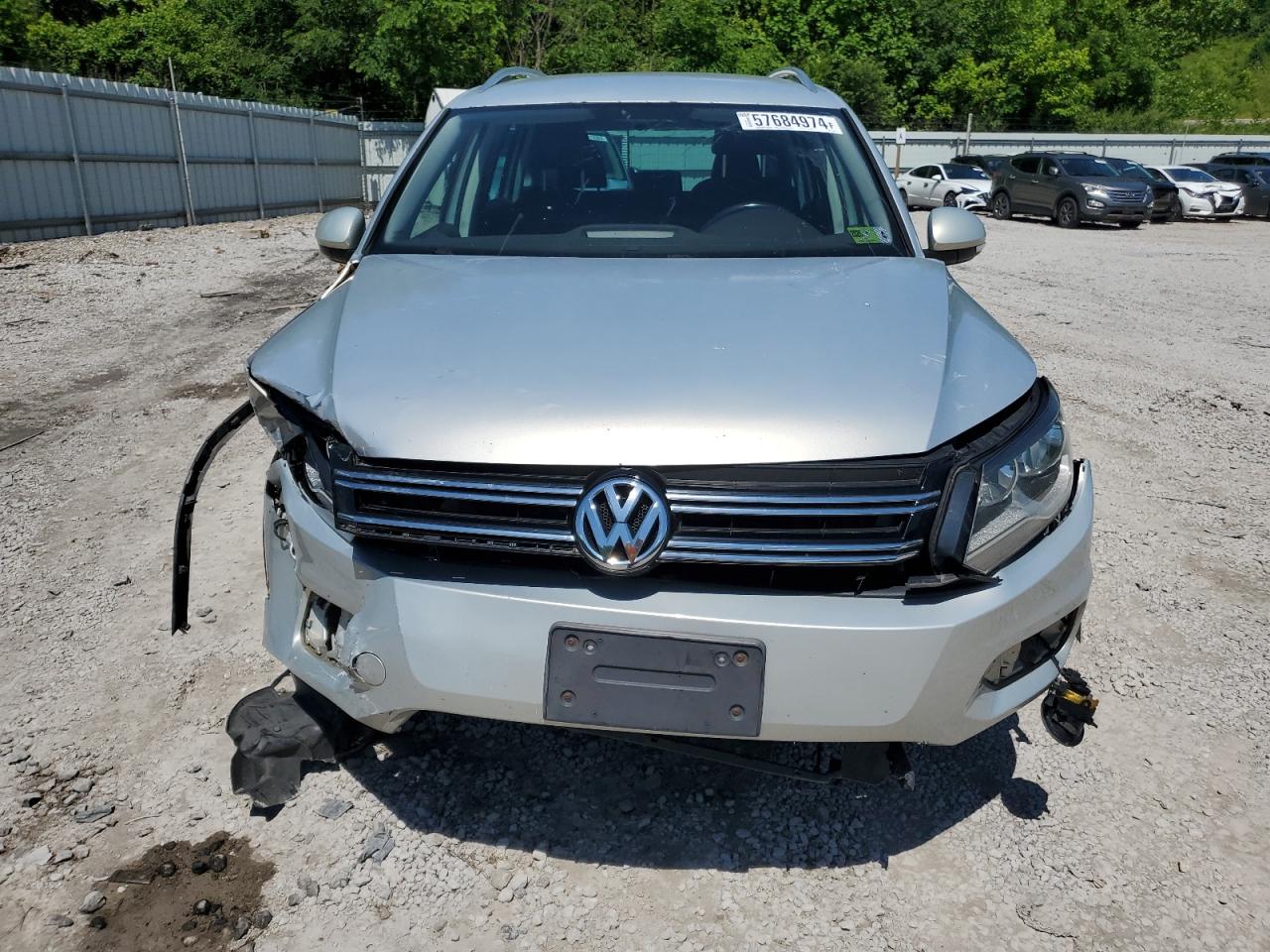 2014 Volkswagen Tiguan S vin: WVGBV3AX7EW542283