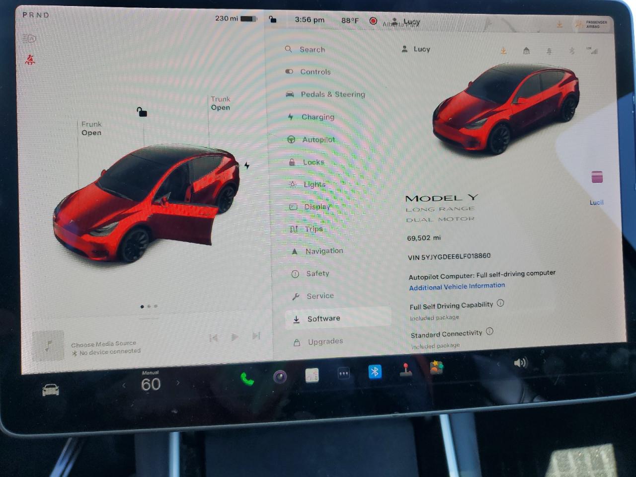 5YJYGDEE6LF018860 2020 Tesla Model Y