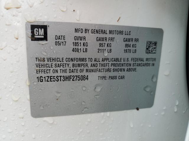 2017 CHEVROLET MALIBU LT - 1G1ZE5ST3HF275084