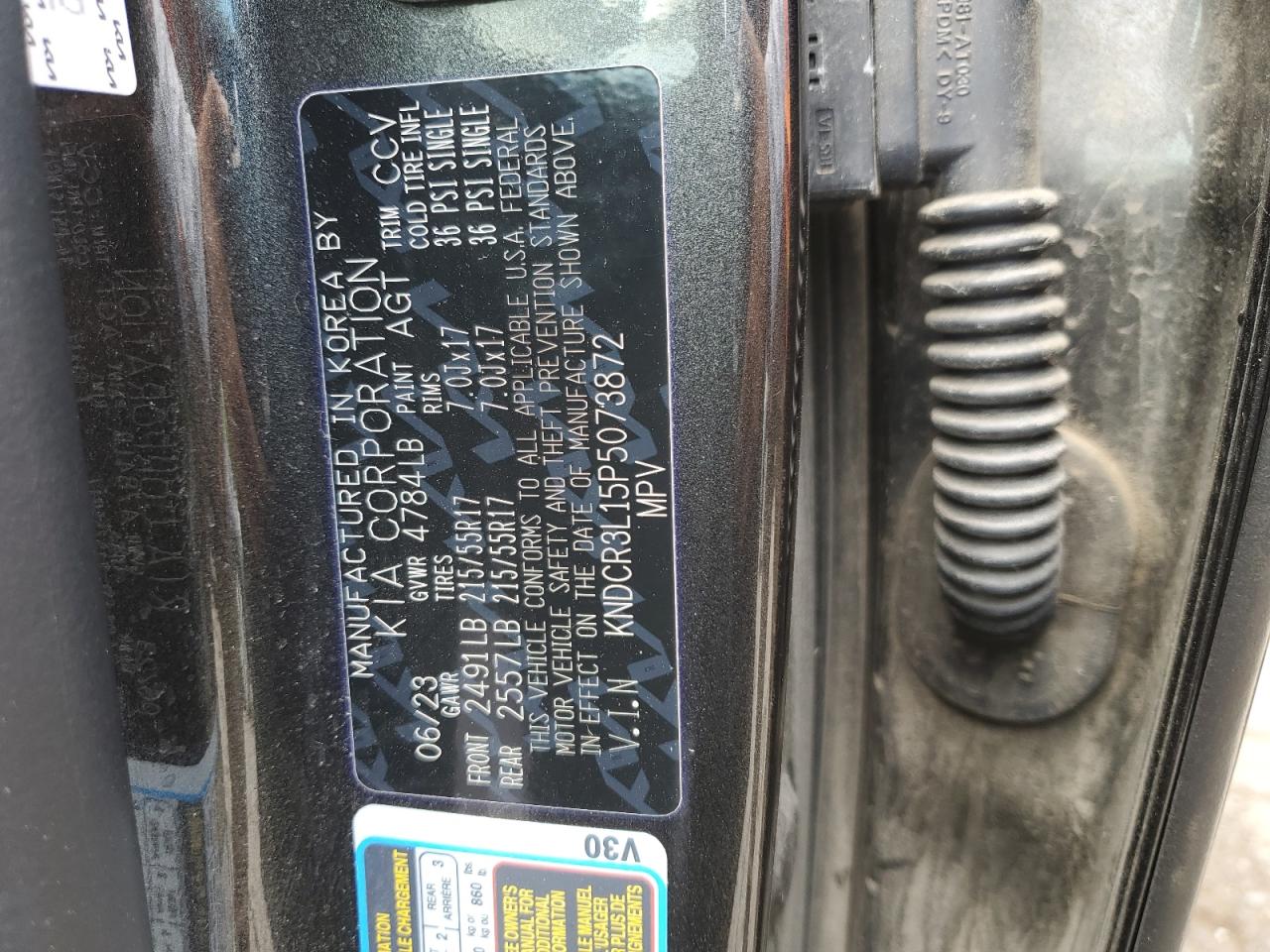 KNDCR3L15P5073872 2023 Kia Niro Wind