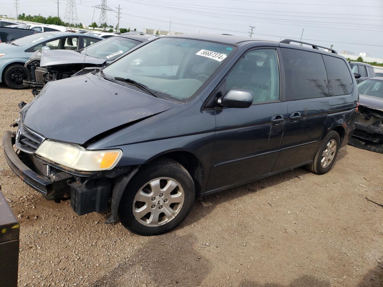 5FNRL18604B044035 2004 Honda Odyssey Ex