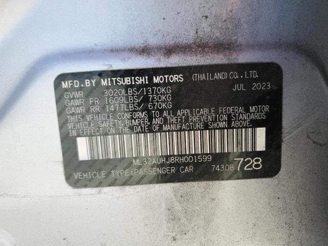 ML32AUHJ8RH001599 Mitsubishi Mirage ES 13