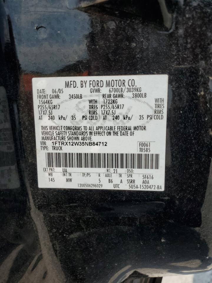 1FTRX12W35NB84712 2005 Ford F150