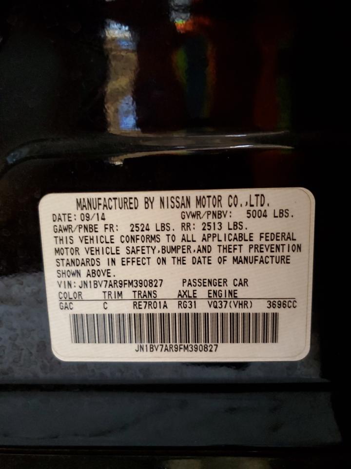 JN1BV7AR9FM390827 2015 Infiniti Q50 Base