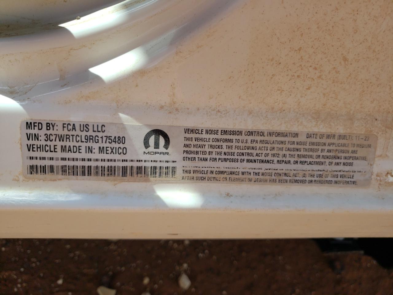 3C7WRTCL9RG175480 2024 Ram 3500