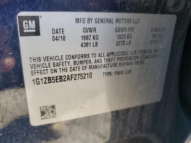 2010 Chevrolet Malibu Ls VIN: 1G1ZB5EB2AF275210 Lot: 60923114