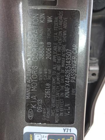 2014 Kia Forte Lx VIN: KNAFX4A62E5143507 Lot: 59051984