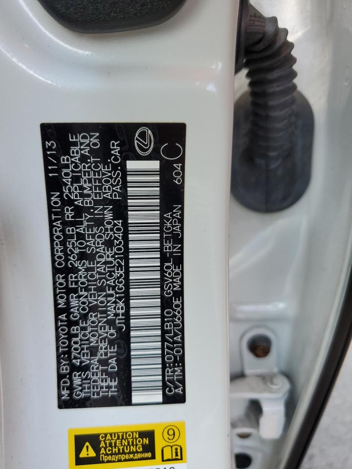 JTHBK1GG3E2103404 2014 Lexus Es 350