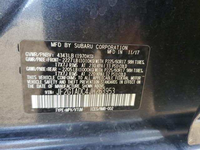 JF2GTADC4JH263953 2018 Subaru Crosstrek Premium