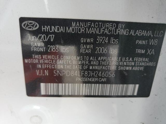 2018 HYUNDAI ELANTRA SE - 5NPD84LF8JH246056