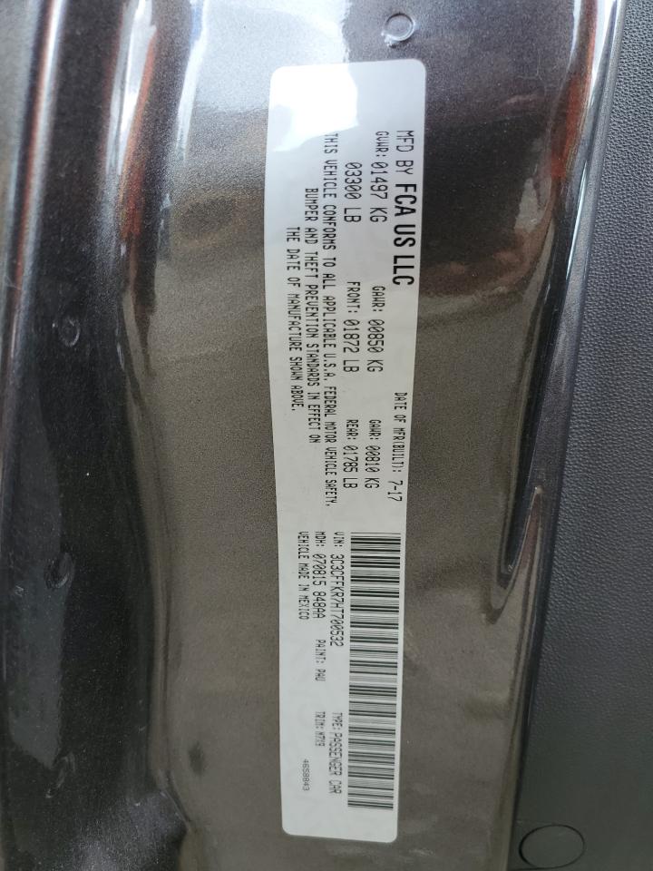 3C3CFFKR7HT700532 2017 Fiat 500 Pop