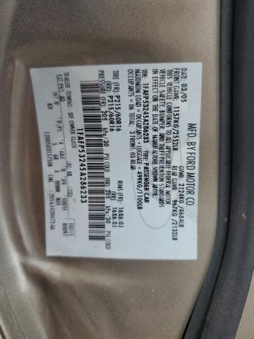 2005 Ford Taurus Se VIN: 1FAFP53245A286233 Lot: 61046074