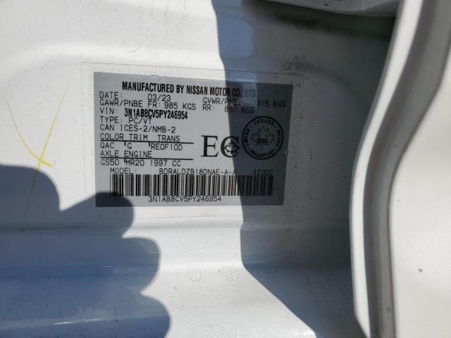 2023 Nissan Sentra Sv VIN: 3N1AB8CV5PY246954 Lot: 60032784