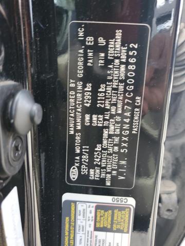 2012 Kia Optima Ex VIN: 5XXGN4A77CG008652 Lot: 56217234