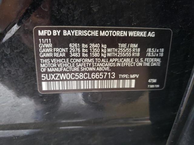 2012 BMW X5 xDrive35D VIN: 5UXZW0C58CL665713 Lot: 61282314