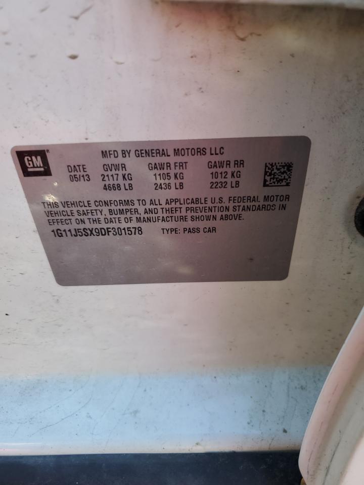 1G11J5SX9DF301578 2013 Chevrolet Malibu Ltz